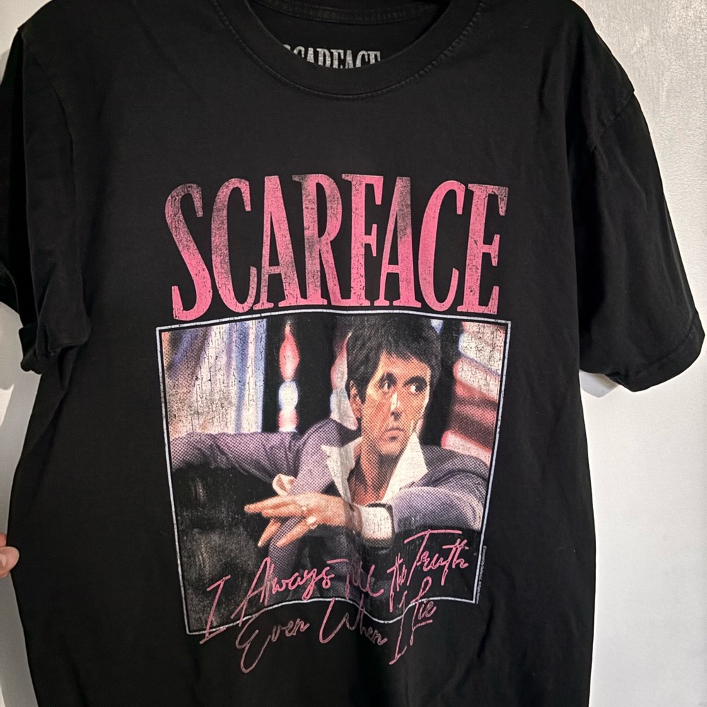 Scarface Black Graphic T-Shirt